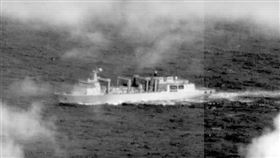▲RF-16監控中共901型快速戰鬥支援艦（圖／國防部提供）
