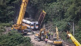 台鐵太魯閣號事故。（圖／中央社）