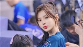 韓籍啦啦隊女神全恩菲有「韓版邱淑貞」稱號。（圖／翻攝自jexxbi IG）
