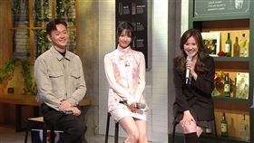 港星張振朗（左起）、陳曉華、劉佩玥來台（圖／年代提供）