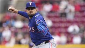 ▲遊騎兵先發投手伊歐瓦迪（Nathan Eovaldi）99球投出完封勝。（圖／美聯社／達志影像）