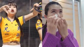 中信兄弟,Passion Sisters,邊荷律,변하율,大巨蛋,肥豬,倒讚,經紀人,乖姐（圖／翻攝自baseballgameday IG、抖音）
