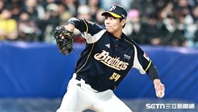 ▲中職36年新莊棒球場開幕戰，中信兄弟第3任投手王奕凱。（圖／記者劉彥池攝影）