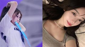 年僅21歲的「怪物新人」權熙媛人氣火速攀升，首次奪下榜單冠軍。（組合圖／翻攝自hie0w IG）