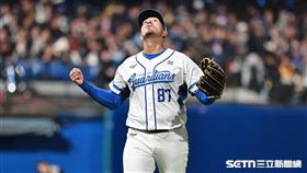 ▲中職36年新莊棒球場開幕戰，富邦悍將第6任投手富藍戈。（圖／記者劉彥池攝影）