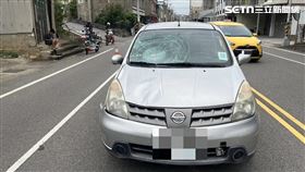 ▲死亡,車禍,行人,事故,苗栗,過馬路,撞死。（圖／翻攝畫面）