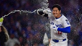 ▲大谷翔平敲出再見全壘打。（圖／路透社／達志影像）