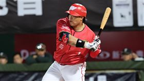 ▲陳子豪轉戰味全龍後，第2戰敲出首安。（圖／味全龍提供）