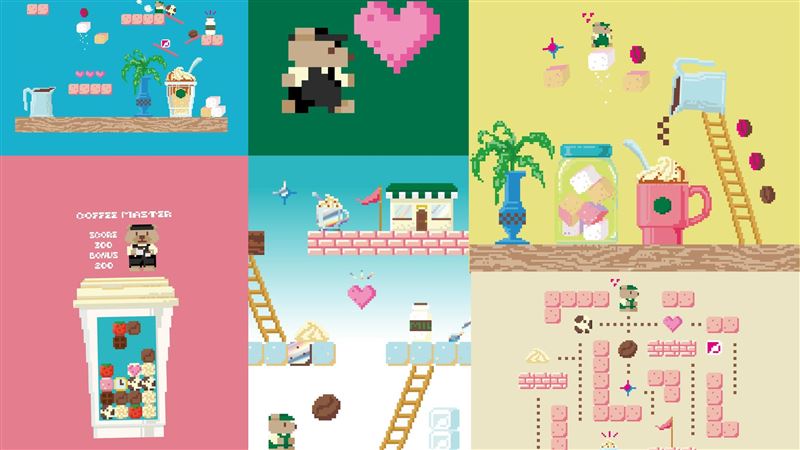 線上限定！星巴克推復古像素遊戲風格新品