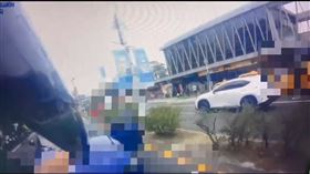 違規停車,驅離,東港分局,衝撞,倒地