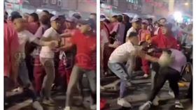 大甲媽祖繞境打架（圖／翻攝自黑色豪門企業）