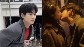 金秀賢與曹寶兒新戲《山寨人生》，官方日前釋出接吻預告。（圖／翻攝自YT@Disney Plus HK）