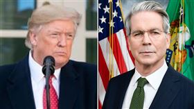 川普關稅大刀「砍到自己人」？傳財政部長想請辭（組合圖／翻攝自美國財政部網站,美國白宮臉書）