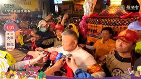 （圖／翻攝自大甲鎮瀾宮直播）