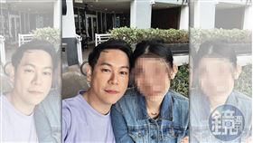 柳勇全（左）強調自己單身，卻被A女（右）發現他已婚、有小孩。（讀者提供）