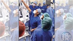 號稱睡眠醫學權威的柳勇全在IG放上手術照，展現專業形象。（翻攝柳勇全IG）