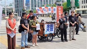 ▲大罷免三輪車亮相（圖／台灣基進提供） 