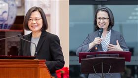 蔡英文（左）、蕭美琴（右）。（圖／翻攝自蔡英文、蕭美琴臉書）