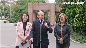 民進黨立法院黨團總召柯建銘會後受訪。（圖／記者盧素梅攝影)