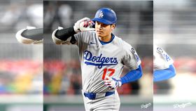 ▲大谷翔平敲出本季第4轟。（圖／翻攝自道奇推特）