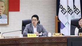 蔣萬安市政會議說明關稅因應策略（圖／台北市政府提供）