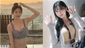 「初戀系女神」之稱的韓籍啦啦隊隊員金娜妍。（圖／翻攝自IG）