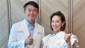 ▲三立新聞台主播曾鈴媛，微創近視雷射手術矯正視力，左為眼科職人張聰麒（圖／眼科職人-張聰麒／遠見眼科提供）