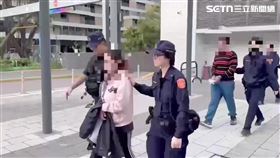 ▲北市紀男夥同古男、吳女潛入捷運工地竊取70公斤電纜線。（圖／翻攝畫面）