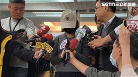 謝宜容交保後首露面。（圖／記者莊淇鈞攝影）