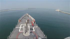 中共解放軍今（14）日在台灣周圍展開軍事演習，國軍也派出海軍銘傳軍艦，與海軍海鋒大隊機動飛彈、雷達車組前往指定位置，應對共軍演習。（圖／國防部提供）