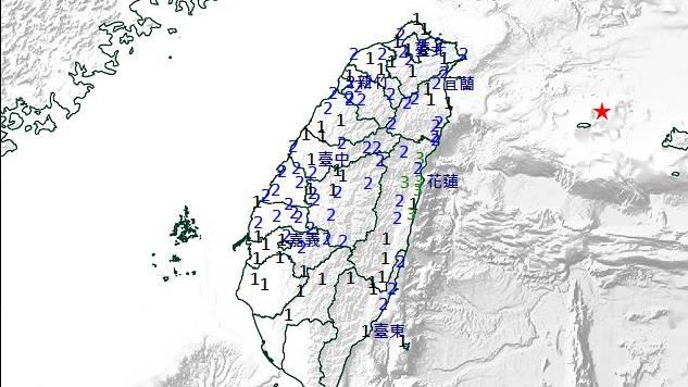 新／東部海域5.9地震！台北、宜蘭有感