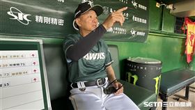 ▲台鋼雄鷹總教練洪一中。（圖／記者蔡厚瑄攝影）