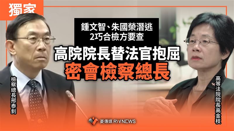鍾文智、朱國榮潛逃檢要查！他替法官抱屈