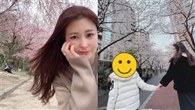 麻衣帶兒子到名古屋賞櫻。（圖／翻攝自IG）
