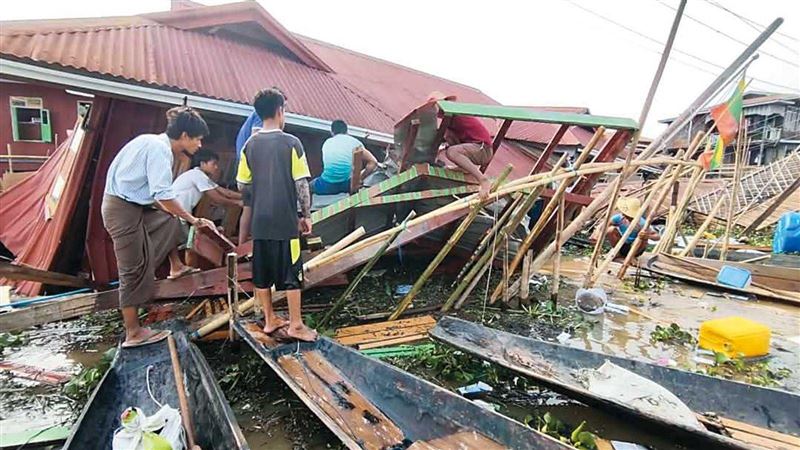 緬建築工人月薪僅16元台幣　強震扼殺生路