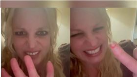 布蘭妮在社群分享一段秀自己指甲的影片。（圖／翻攝自IG）