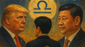 占星師小森說，在誰都無法企圖維持平衡的情況下，天秤座的賴清德如何帶領台灣在終究不能妥協的世界，走向未來？（圖／翻攝自占星論天下）