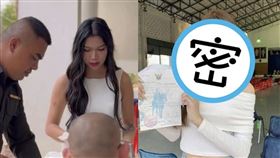 泰國徵兵體檢會場出現許多跨性別者報到受檢。（翻攝IG@guitar_029、@tong_butnon）