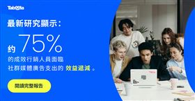 Taboola與Qualtrics合作公布最新研究調查報告顯示近75%成效型廣告主面臨社群媒體廣告支出效益遞減。（圖／Taboola提供） 