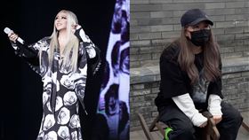 天后張惠妹唱完鳥巢演唱會後，變成頑皮的小女孩。（圖／翻攝自IG）