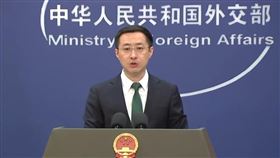 中國外交部發言人林劍。（圖／翻攝自央視新聞微博）