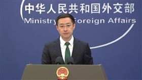 中國外交部發言人林劍。（圖／翻攝自央視新聞微博）