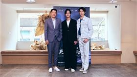 段鈞豪、夏騰宏、曹佑寧出席媒體茶敘。（圖／客台提供）