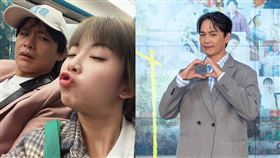 黃鐙輝、萁萁。（圖／翻攝自臉書）