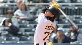 ▲鄭宗哲大聯盟初登場，首打席左外野飛球出局。（圖／路透社／達志影像）