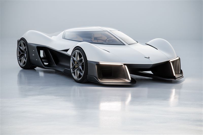 從車頭直貫到車尾的「Apex Vision」脊線，靈感來自1963年的Sting Ray。（圖／翻攝General Motors網站）