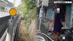 一名身懷6月的孕婦做完產檢搭公車回家，卻遭一名陌生男子尾隨至高雄大樹區斜張橋下性侵。（圖／翻攝畫面）
