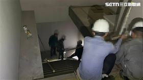 工安,意外,墜樓,台中,建案,北屯,命危（圖／翻攝畫面）