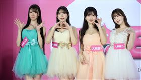 TAE台灣成人博覽會，大槻響、森澤佳奈、九野雛乃、月野江翠、優月真里奈、佐野櫻桃。（圖／記者鄭孟晃攝影）