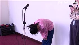 ▲徐巧芯誤指共諜11日再出面澄清並六度鞠躬道歉。（圖／翻攝畫面）